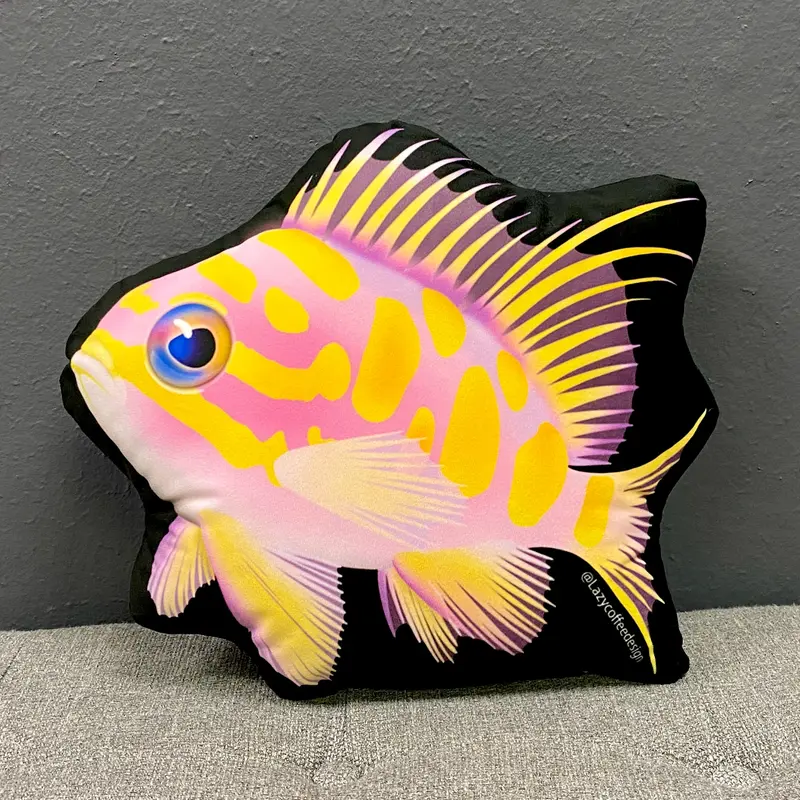 Blotched Anthias Pillow/ 18” 1