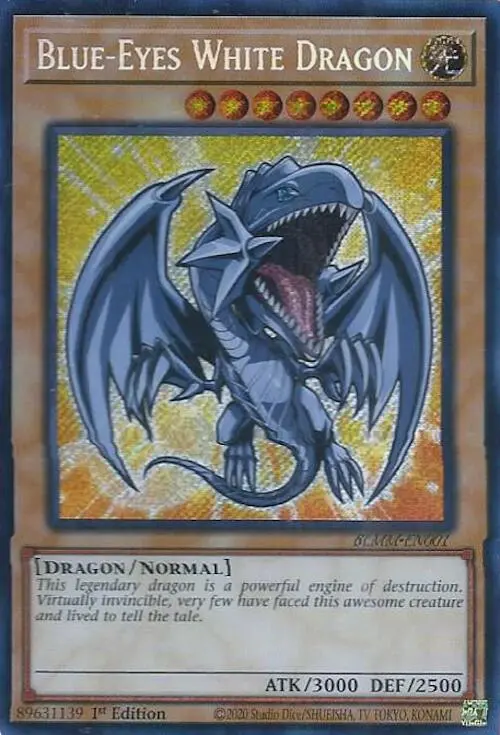 Blue-Eyes White Dragon [Blmm-En001] Secret Rare 1