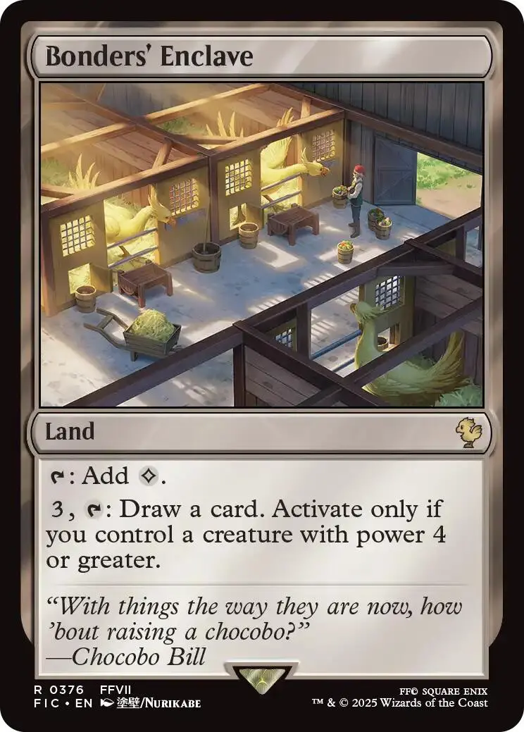 Bonders' Enclave (Surge Foil) [Final Fantasy Commander] 1