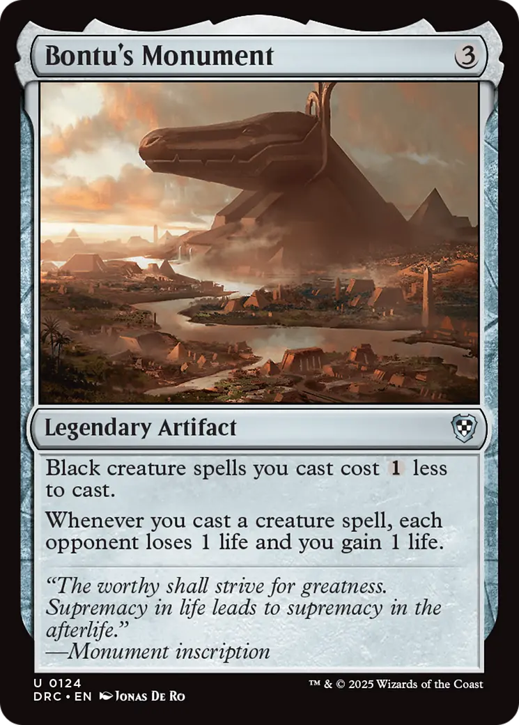 Bontu's Monument [Aetherdrift Commander] 1