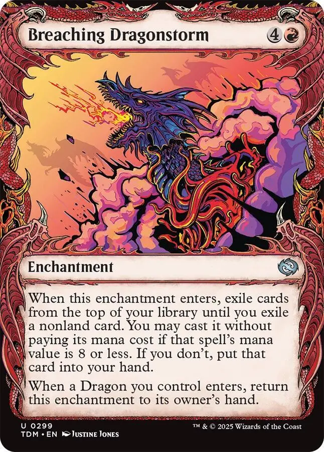 Breaching Dragonstorm (Showcase) [Tarkir: Dragonstorm] 1