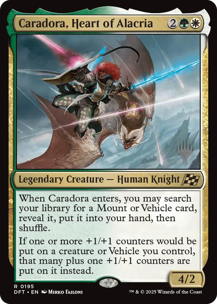 Caradora, Heart Of Alacria (Promo Pack) [Aetherdrift Promos] 1