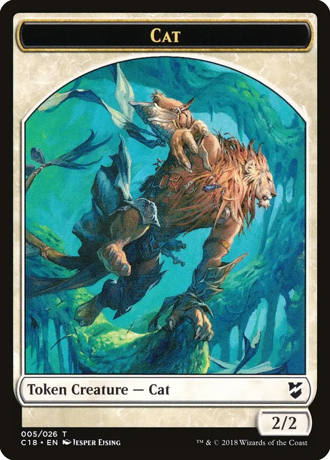 Cat Token [Commander 2018 Tokens] 1