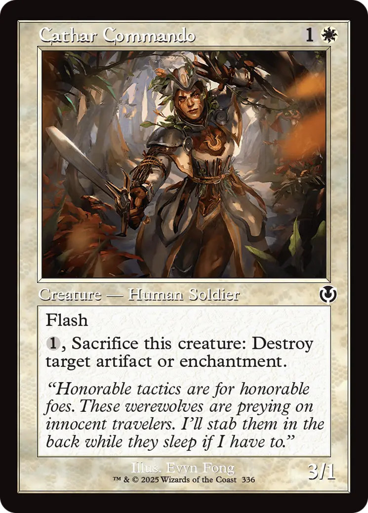 Cathar Commando (Retro Frame) [Innistrad Remastered] 1