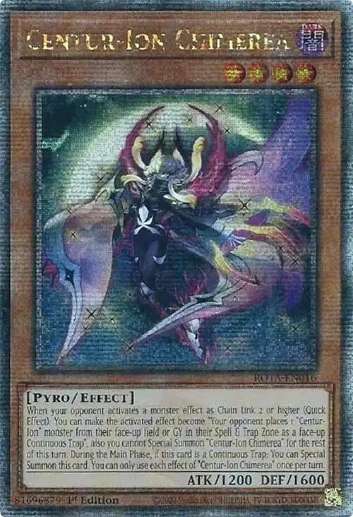 Centur-Ion Chimerea (Quarter Century Secret Rare) [Rota-En016] Quarter Century Secret Rare 1