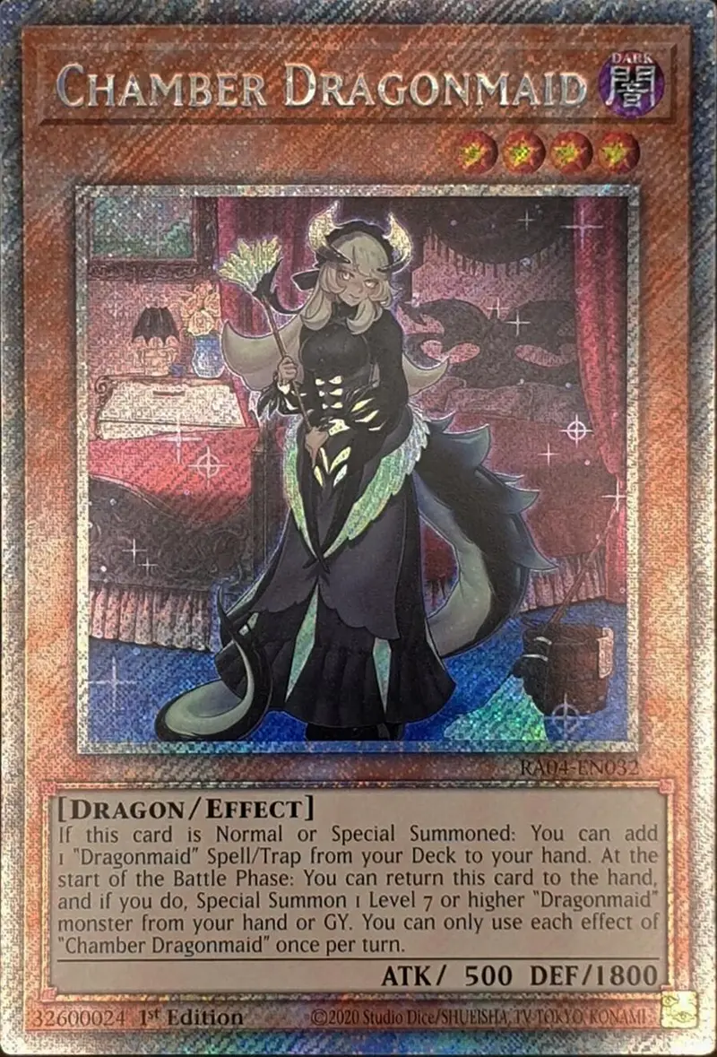 Chamber Dragonmaid [Ra04-En032] Platinum Secret Rare 1