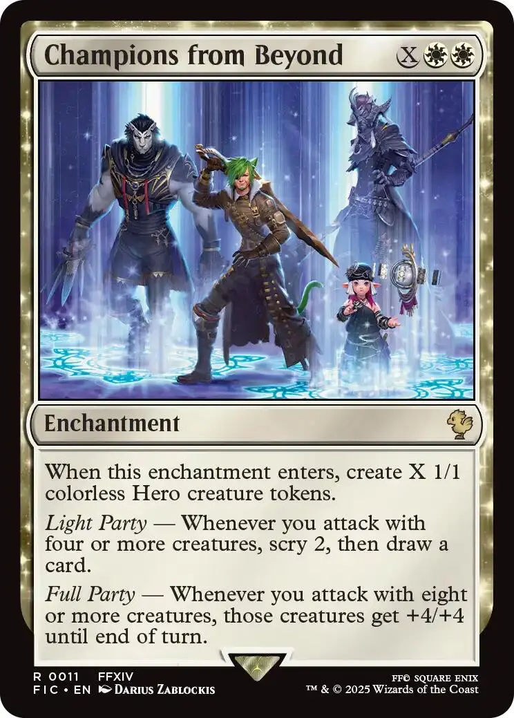Champions From Beyond (Surge Foil) [Final Fantasy Commander] 1
