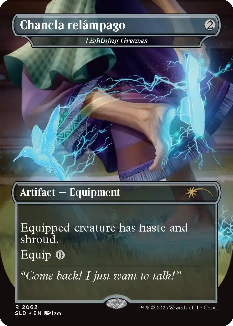 Chancla Relampago - Lightning Greaves [Secret Lair Drop Series] 1