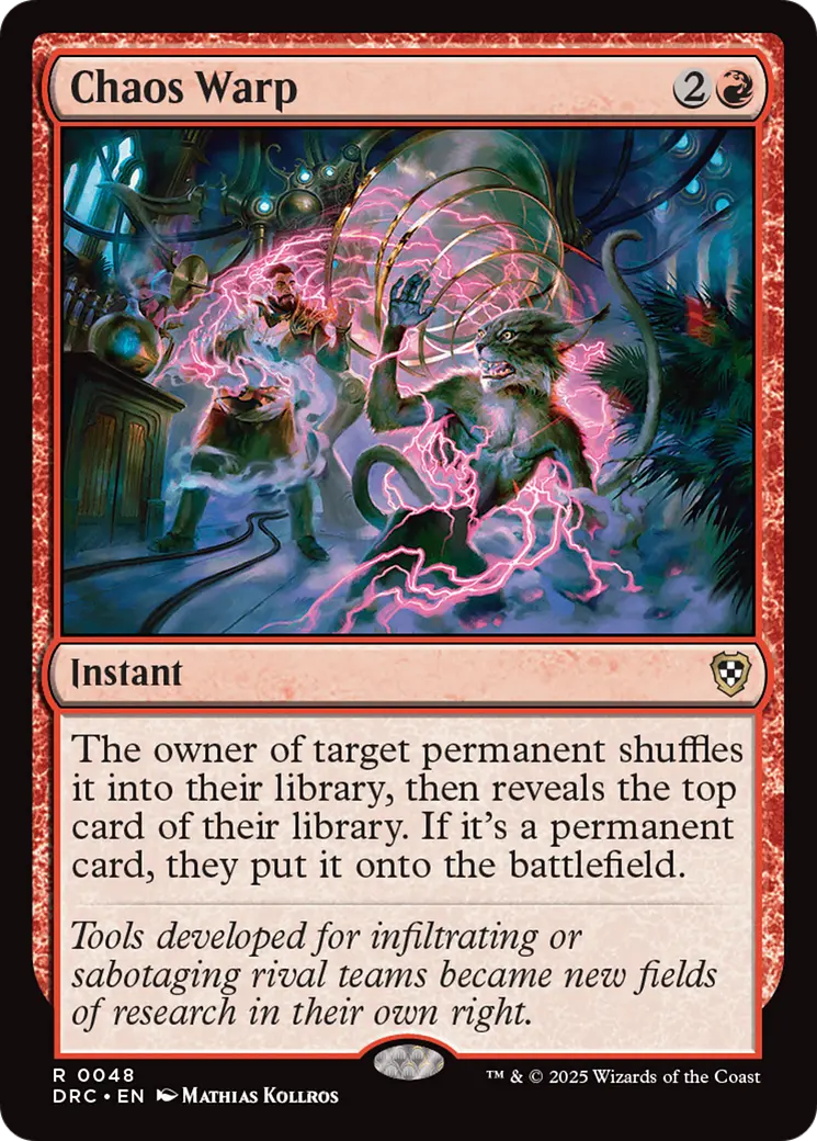 Chaos Warp [Aetherdrift Commander] 1