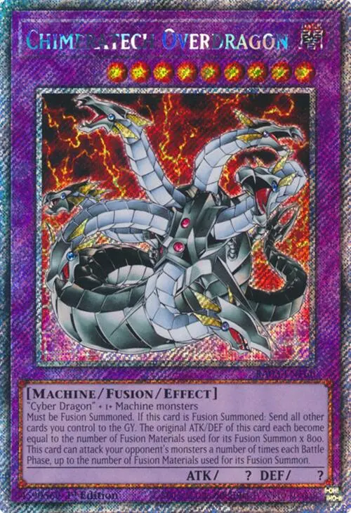 Chimeratech Overdragon (Platinum Secret Rare) [Ra03-En166] Platinum Secret Rare 1