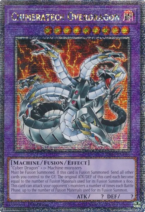 Chimeratech Overdragon (Quarter Century Secret Rare) [Ra03-En166] Quarter Century Secret Rare 1