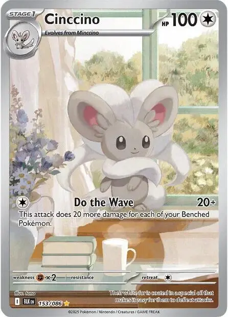 Cinccino (153/086) [Scarlet & Violet: Black Bolt] 1