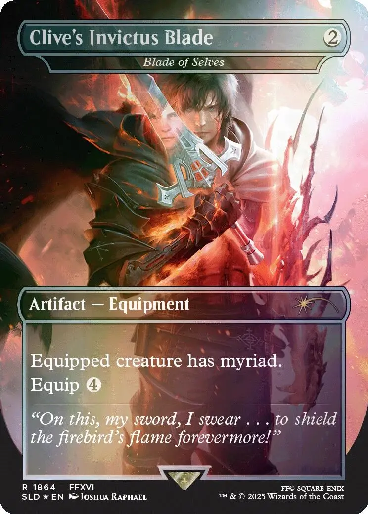 Clive's Invictus Blade - Blade Of Selves (Rainbow Foil) [Secret Lair Drop Series] 1
