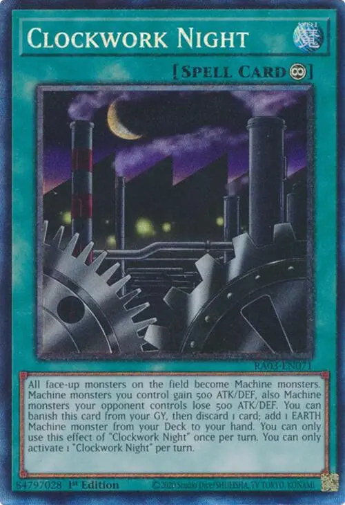 Clockwork Night (Cr) [Ra03-En071] Prismatic Collector's Rare 1