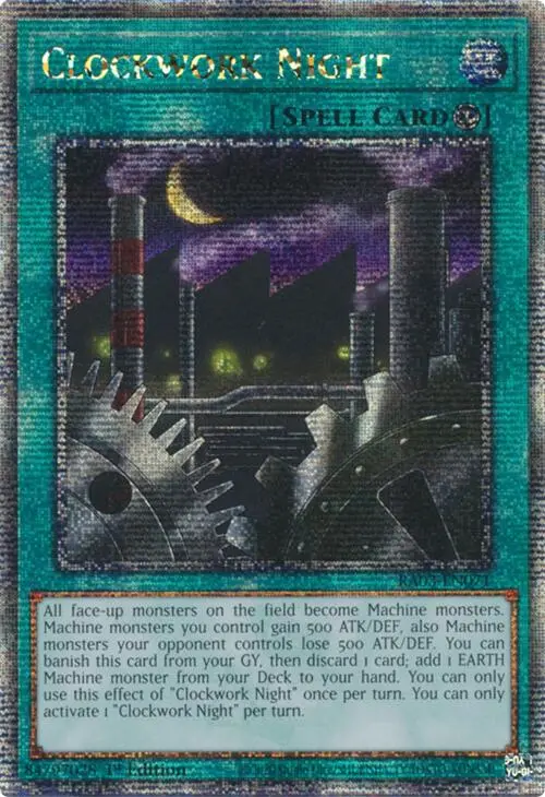 Clockwork Night (Quarter Century Secret Rare) [Ra03-En071] Quarter Century Secret Rare 1