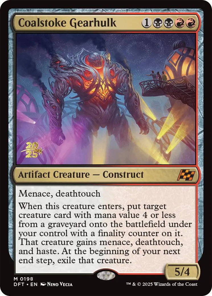 Coalstoke Gearhulk [Aetherdrift Prerelease Promos] 1
