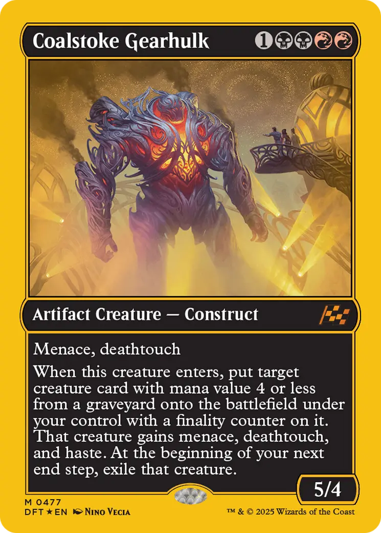 Coalstoke Gearhulk (First-Place Foil) [Aetherdrift] 1