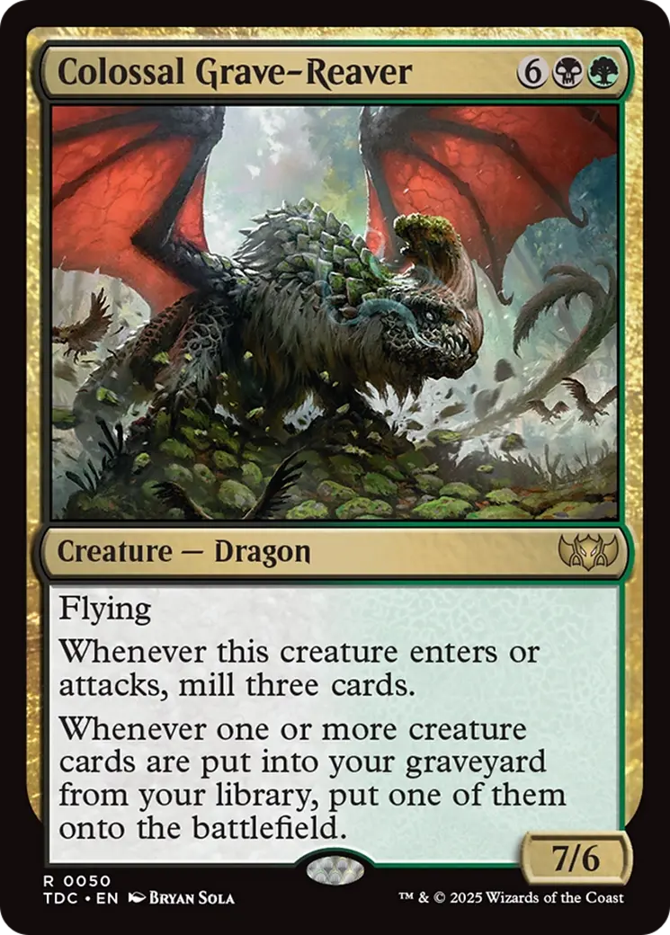 Colossal Grave-Reaver [Tarkir: Dragonstorm Commander] 1