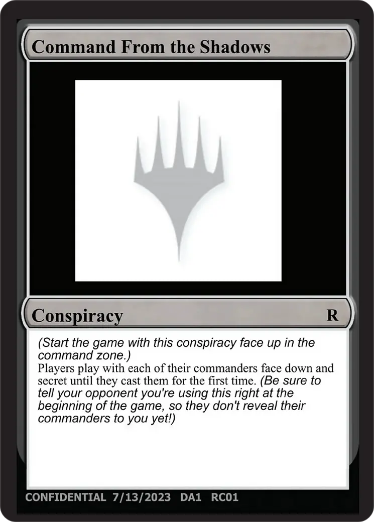 Command From The Shadows [Unknown Event] 1