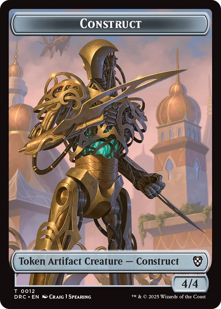 Construct // Beast (0011) Double-Sided Token [Aetherdrift Tokens] 1