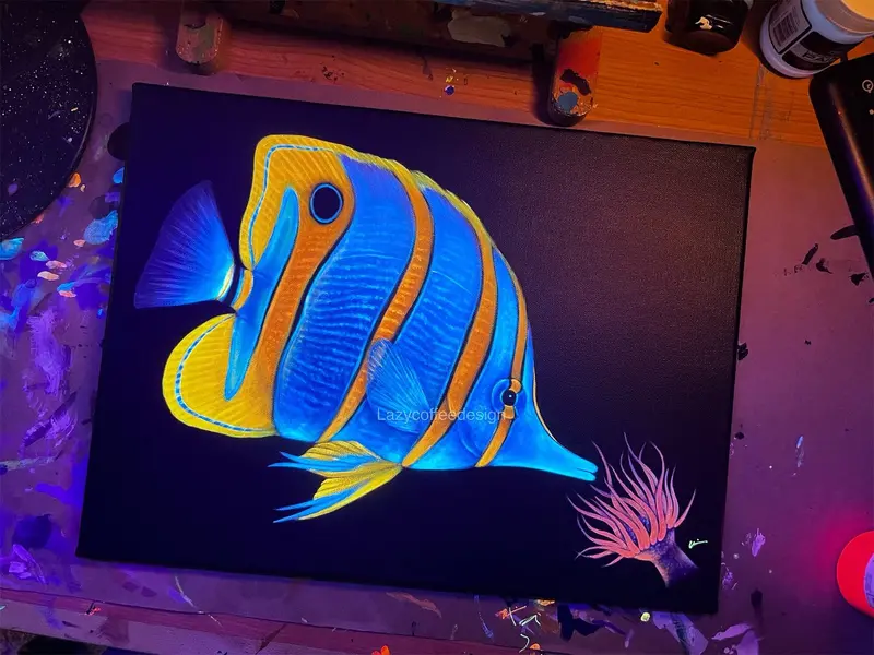 Copperband Butterly On 16X 12”Canvas 1