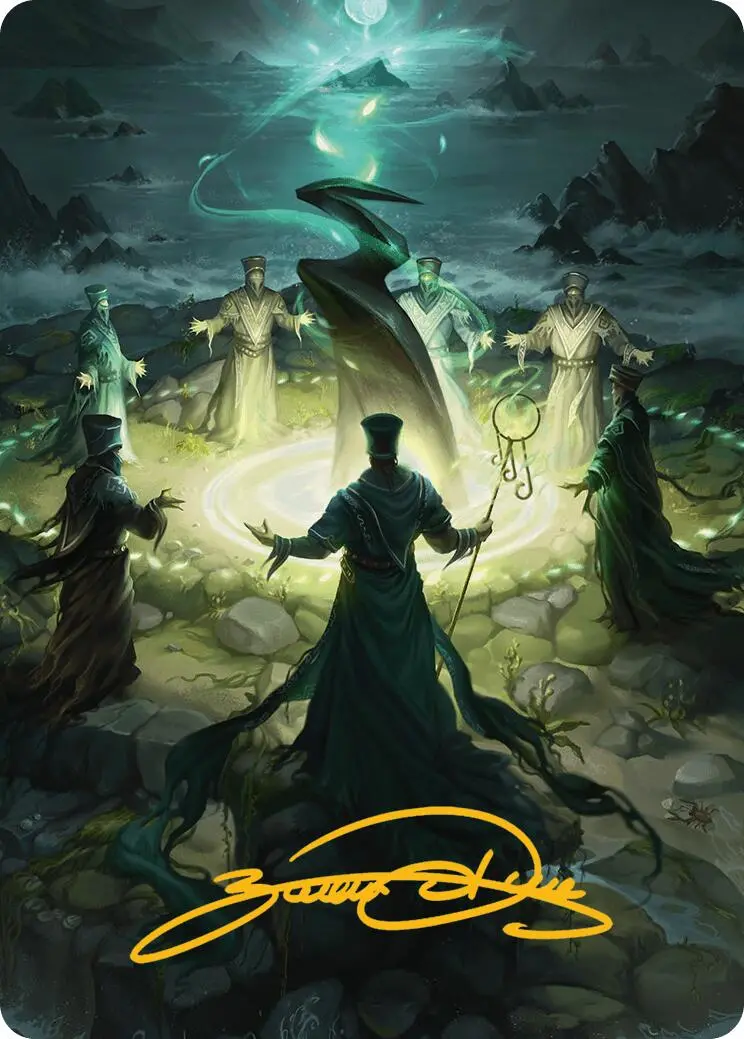 Cryptolith Rite Art Card (Gold-Stamped Signature) [Innistrad Remastered Art Series] 1