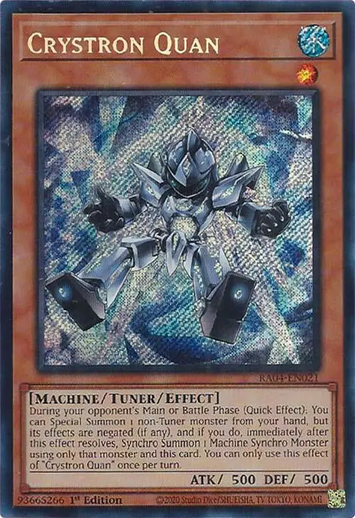 Crystron Quan [Ra04-En021] Secret Rare 1
