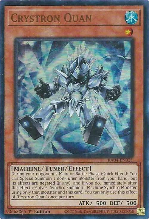 Crystron Quan [Ra04-En021] Ultra Rare 1