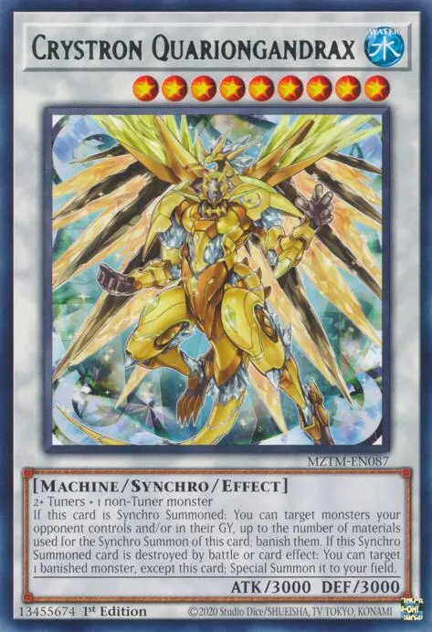 Crystron Quariongandrax [Mztm-En087] Rare 1