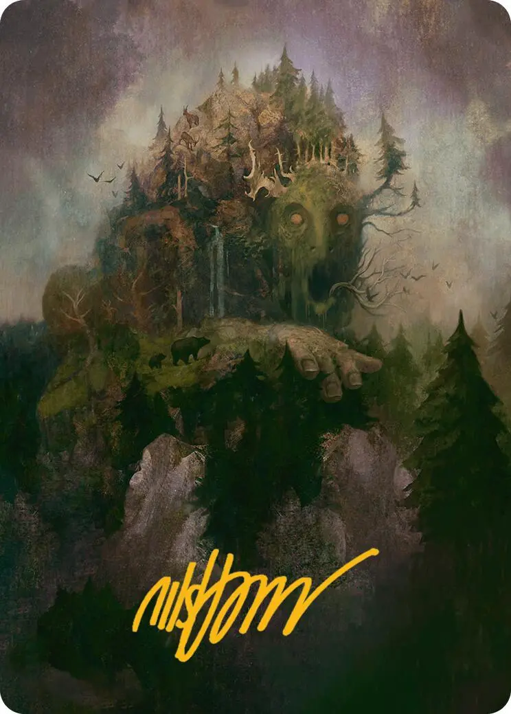 Cultivator Colossus Art Card (Gold-Stamped Signature) [Innistrad Remastered Art Series] 1