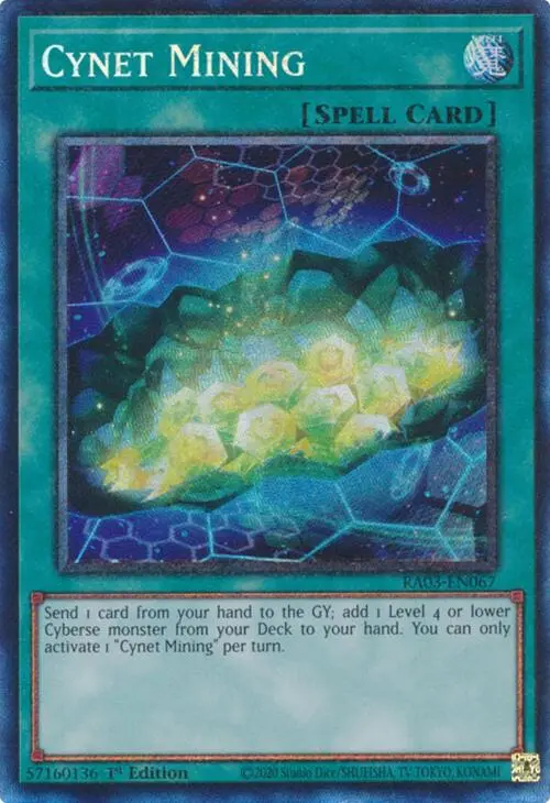 Cynet Mining (Cr) [Ra03-En067] Prismatic Collector's Rare 1