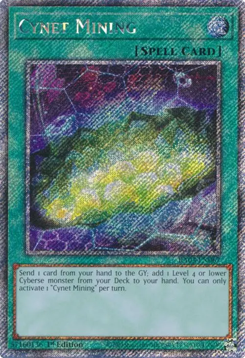 Cynet Mining (Platinum Secret Rare) [Ra03-En067] Platinum Secret Rare 1