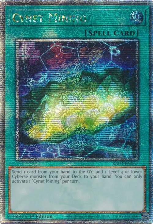 Cynet Mining (Quarter Century Secret Rare) [Ra03-En067] Quarter Century Secret Rare 1