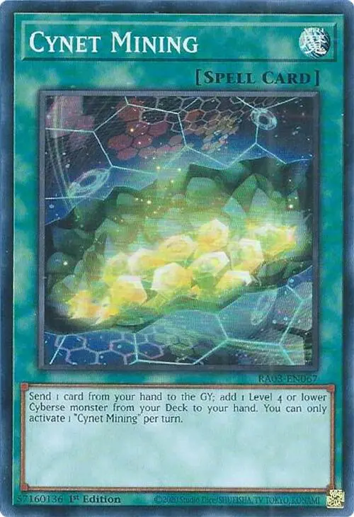 Cynet Mining [Ra03-En067] Super Rare 1