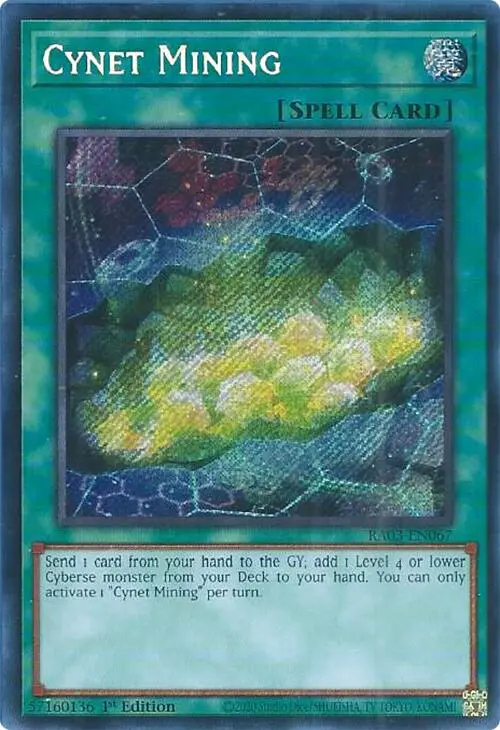 Cynet Mining (Secret Rare) [Ra03-En067] Secret Rare 1
