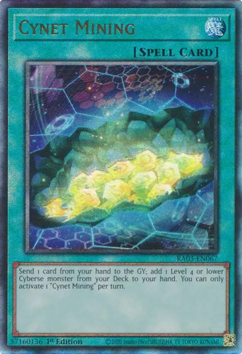 Cynet Mining (Utr) [Ra03-En067] Prismatic Ultimate Rare 1