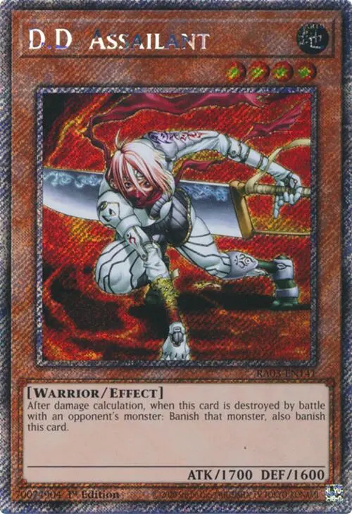 D.D. Assailant (Platinum Secret Rare) [Ra03-En141] Platinum Secret Rare 1
