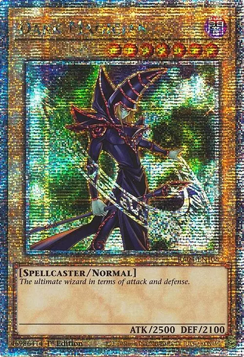 Dark Magician (6Th Art) [Ra04-En106] Quarter Century Secret Rare 1