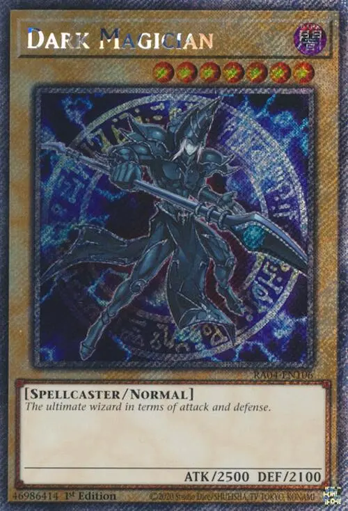Dark Magician (7Th Art) [Ra04-En106] Platinum Secret Rare 1