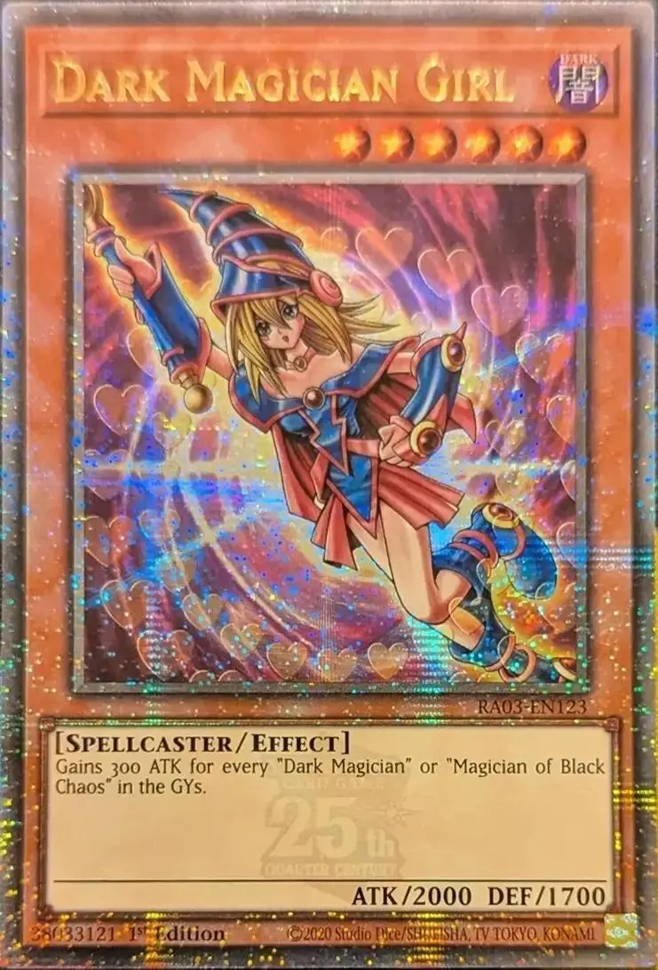 Dark Magician Girl (Quarter Century Secret Rare) (C) [Ra03-En123] Quarter Century Secret Rare 1