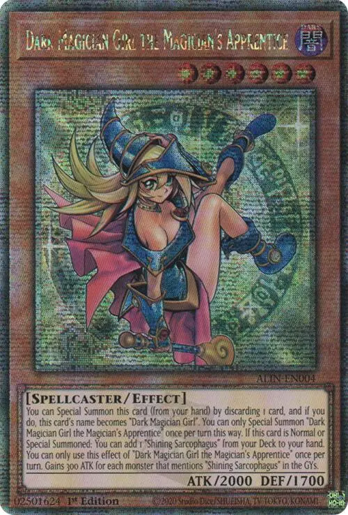 Dark Magician Girl The Magician's Apprentice [Alin-En004] Quarter Century Secret Rare 1