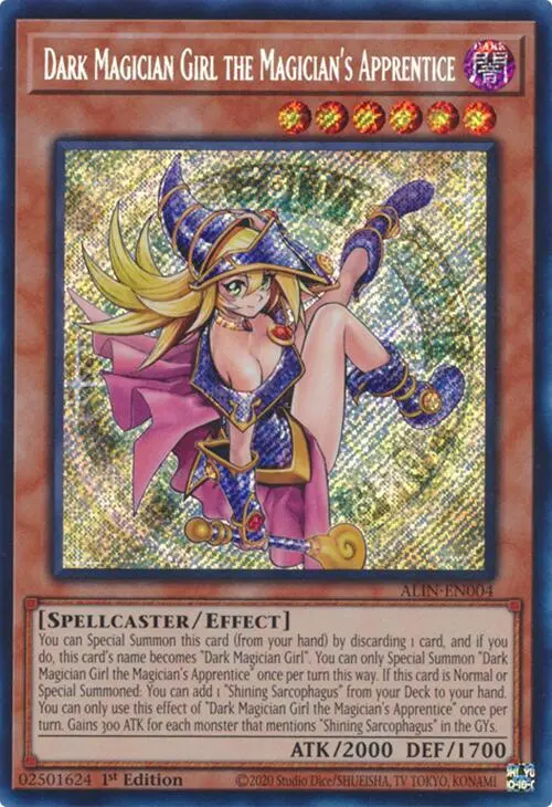 Dark Magician Girl The Magician's Apprentice [Alin-En004] Secret Rare 1