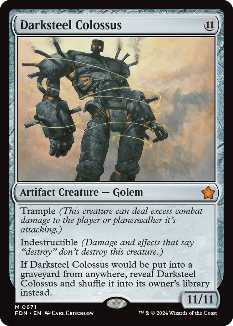 Darksteel Colossus [Foundations] 1
