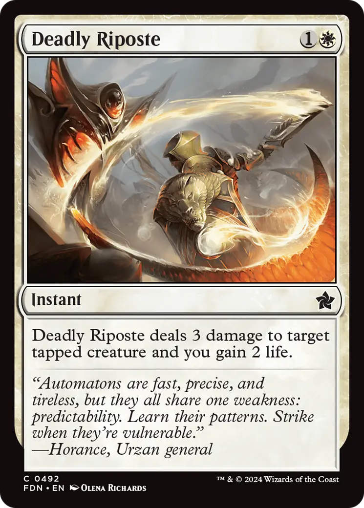 Deadly Riposte [Foundations] 1