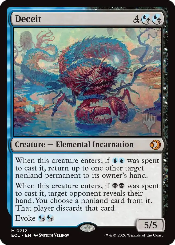 Deceit [Lorwyn Eclipsed Promos] 1
