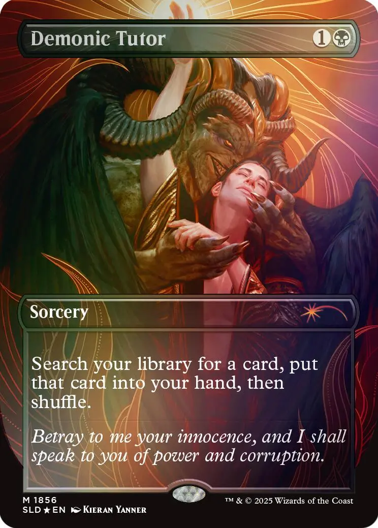 Demonic Tutor (Rainbow Foil) [Secret Lair Drop Series] 1
