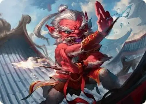 Devoted Duelist Art Card (15/54) [Tarkir: Dragonstorm Art Series] 1