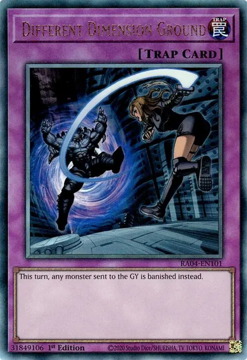 Different Dimension Ground [Ra04-En101] Prismatic Ultimate Rare 1