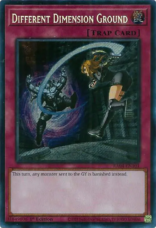 Different Dimension Ground [Ra04-En101] Secret Rare 1