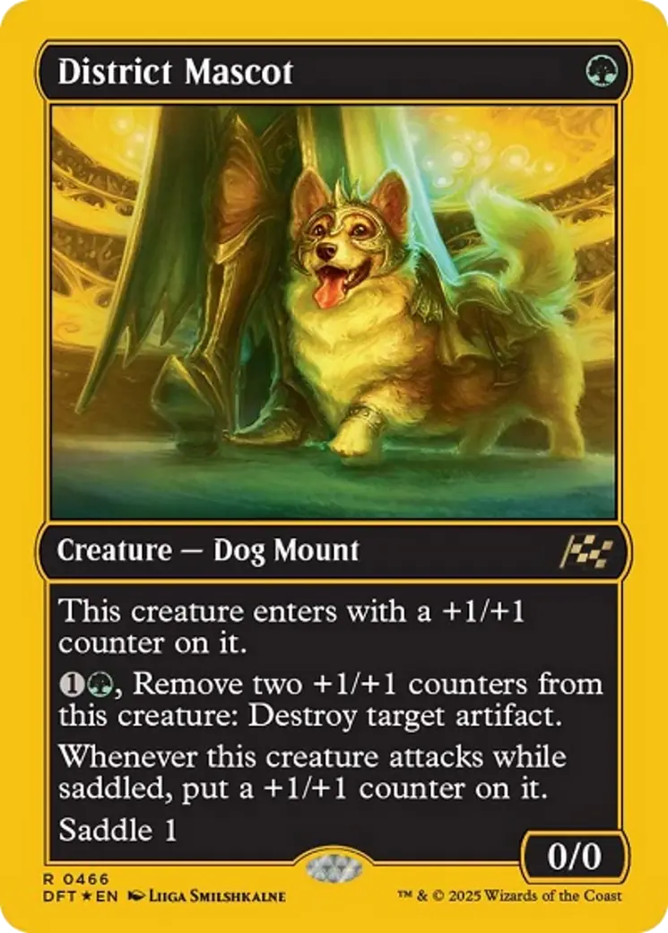 District Mascot (First-Place Foil) [Aetherdrift] 1
